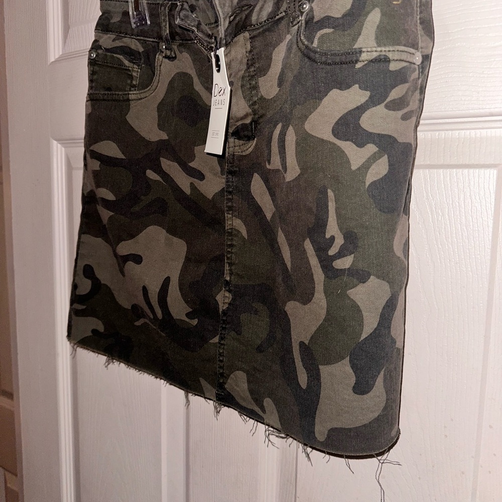 Dex Camouflage Mini Skirt